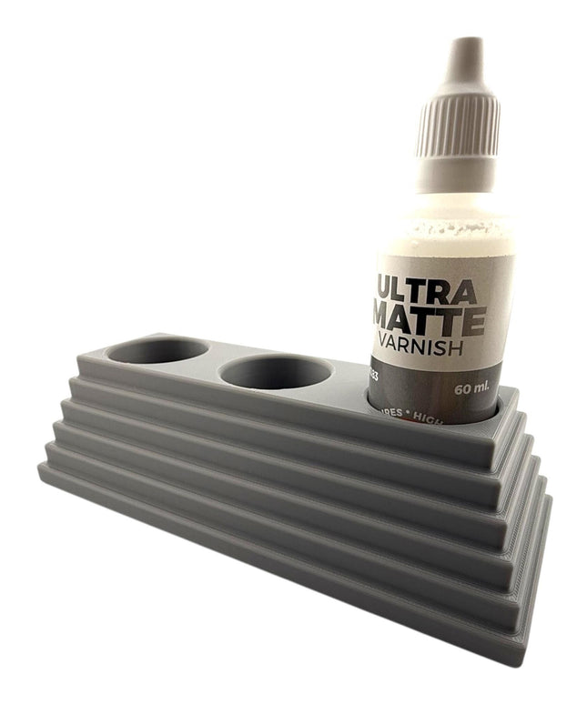 Jeff Did It - 60ml Paint Bottle Holder - Compatible with AK Interactive 60ml Bottles - Holds 3 Bottles - Designed & Manufactured in America