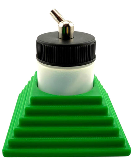 Jeff Did It - 1oz Airbrush Bottle - Compatible with Paasche 1oz Bottles - Holds 1 Bottle - Designed and Manufactured in America