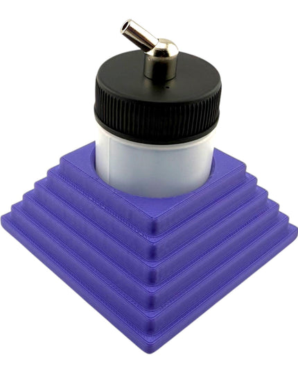 Jeff Did It - 1oz Airbrush Bottle - Compatible with Paasche 1oz Bottles - Holds 1 Bottle - Designed and Manufactured in America