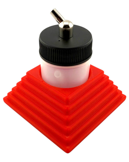 Jeff Did It - 1oz Airbrush Bottle - Compatible with Paasche 1oz Bottles - Holds 1 Bottle - Designed and Manufactured in America