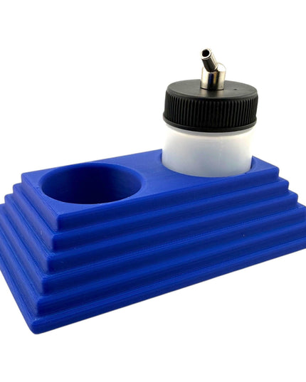 Jeff Did It - 1oz Airbrush Bottle - Compatible with Paasche 1oz Bottles - Holds 2 Bottles - Designed and Manufactured in America