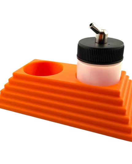 Jeff Did It - 1oz Airbrush Bottle - Compatible with Paasche 1oz Bottles - Holds 2 Bottles - Designed and Manufactured in America