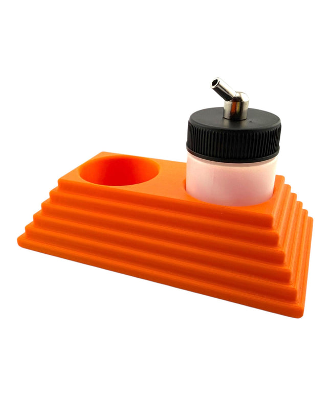 Jeff Did It - 1oz Airbrush Bottle - Compatible with Paasche 1oz Bottles - Holds 2 Bottles - Designed and Manufactured in America