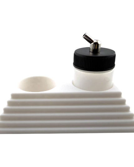 Jeff Did It - 1oz Airbrush Bottle - Compatible with Paasche 1oz Bottles - Holds 2 Bottles - Designed and Manufactured in America