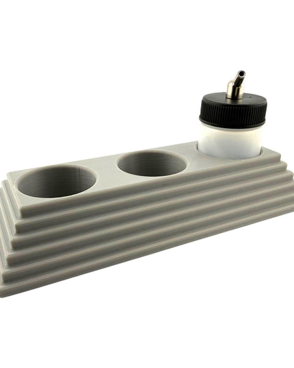 Jeff Did It - 1oz Airbrush Bottle - Compatible with Paasche 1oz Bottles - Holds 3 Bottles - Designed and Manufactured in America