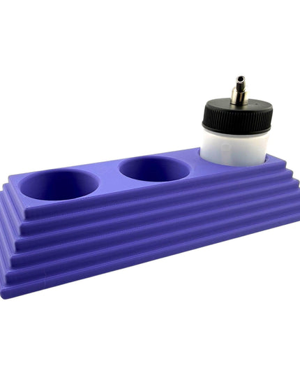 Jeff Did It - 1oz Airbrush Bottle - Compatible with Paasche 1oz Bottles - Holds 3 Bottles - Designed and Manufactured in America