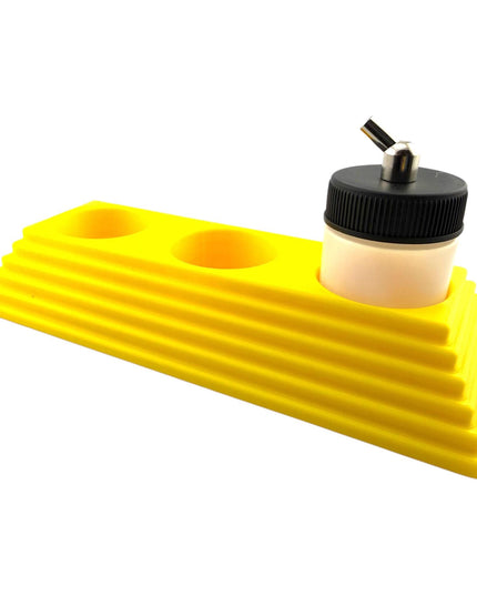 Jeff Did It - 1oz Airbrush Bottle - Compatible with Paasche 1oz Bottles - Holds 3 Bottles - Designed and Manufactured in America