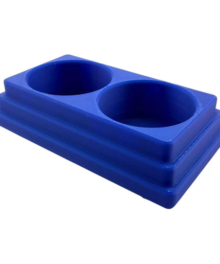Jeff Did It! 28ml Bottle Holder - Holds 2 Bottles Compatible with Humbrol 28ml Bottles - 3D Printed - Designed and Manufactured in America