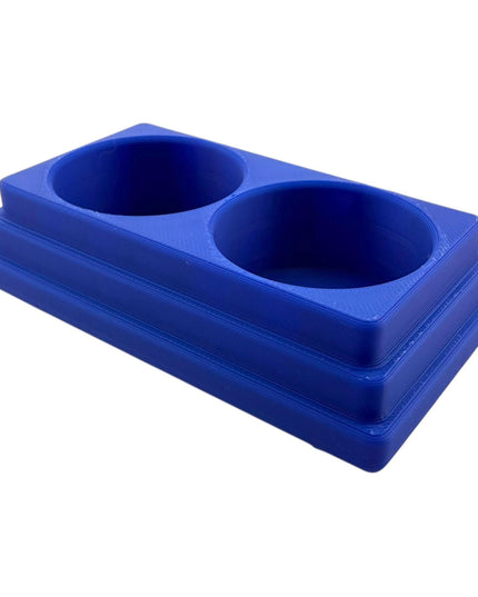Jeff Did It! 28ml Bottle Holder - Holds 2 Bottles Compatible with Humbrol 28ml Bottles - 3D Printed - Designed and Manufactured in America