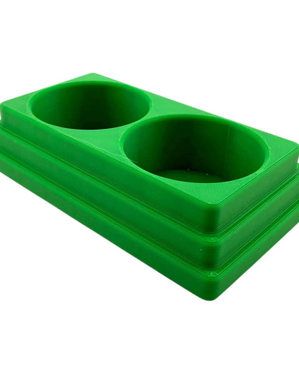 Jeff Did It! 28ml Bottle Holder - Holds 2 Bottles Compatible with Humbrol 28ml Bottles - 3D Printed - Designed and Manufactured in America
