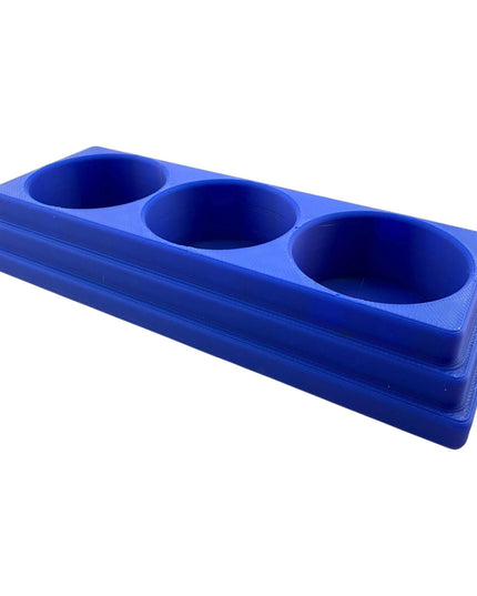 Jeff Did It! 28ml Bottle Holder - Holds 3 Bottles Compatible with Humbrol 28ml Bottles - 3D Printed - Designed and Manufactured in America
