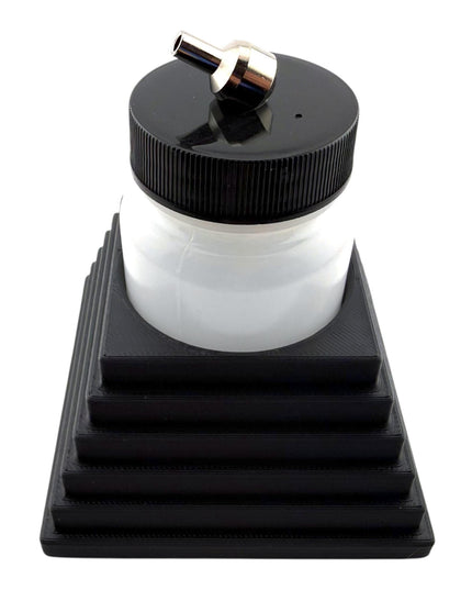 Jeff Did It - 3oz Airbrush Bottle - Compatible with Paasche 3oz Bottles - Holds 1 Bottle - Designed and Manufactured in America