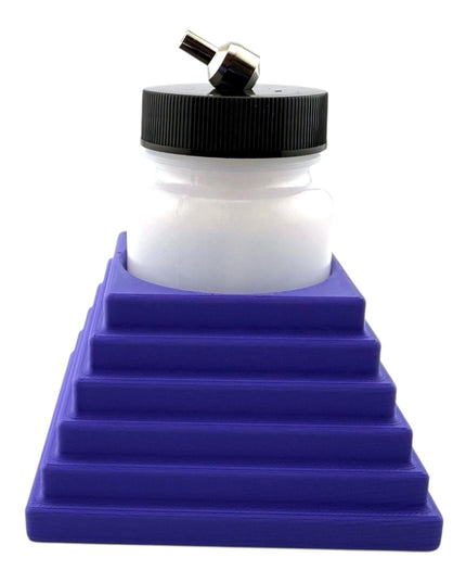 Jeff Did It - 3oz Airbrush Bottle - Compatible with Paasche 3oz Bottles - Holds 1 Bottle - Designed and Manufactured in America