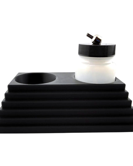 Jeff Did It - 3oz Airbrush Bottle - Compatible with Paasche 3oz Bottles - Holds 2 Bottles - Designed and Manufactured in America