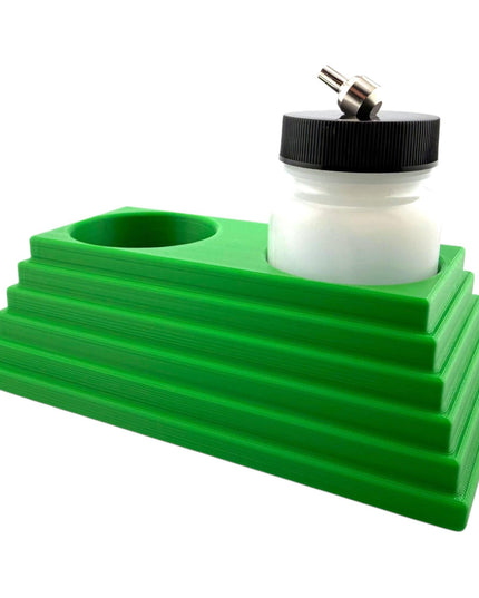 Jeff Did It - 3oz Airbrush Bottle - Compatible with Paasche 3oz Bottles - Holds 2 Bottles - Designed and Manufactured in America