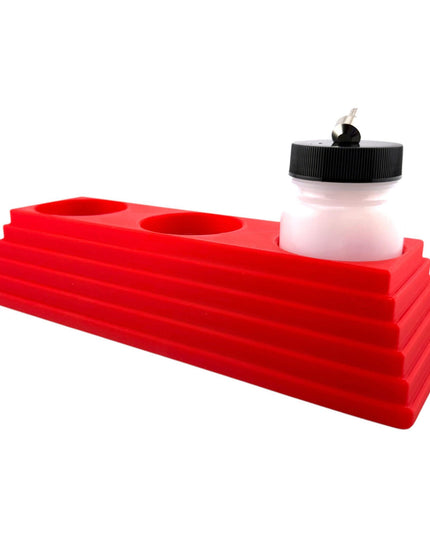 Jeff Did It - 3oz Airbrush Bottle - Compatible with Paasche 3oz Bottles - Holds 3 Bottles - Designed and Manufactured in America
