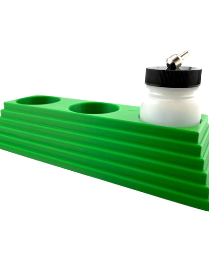 Jeff Did It - 3oz Airbrush Bottle - Compatible with Paasche 3oz Bottles - Holds 3 Bottles - Designed and Manufactured in America