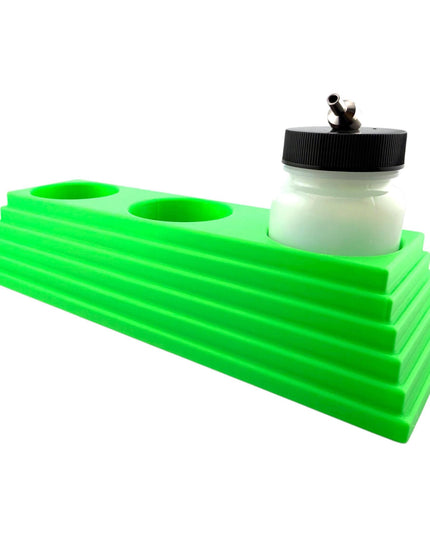 Jeff Did It - 3oz Airbrush Bottle - Compatible with Paasche 3oz Bottles - Holds 3 Bottles - Designed and Manufactured in America