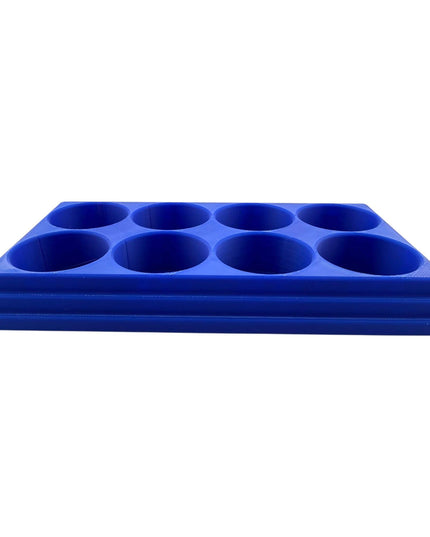 Jeff Did It! 28ml Bottle Holder Square - Holds 8 Bottles Compatible with Humbrol 28ml Bottles - 3D Printed - Designed & Made in the USA