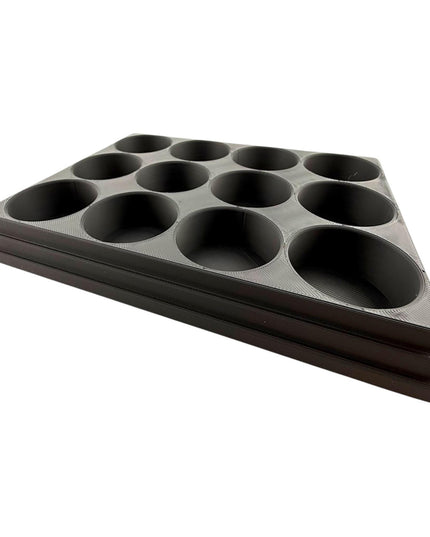Jeff Did It! 28ml Bottle Holder Square - Holds 12 Bottles Compatible with Humbrol 28ml Bottles - 3D Printed - Designed & Made in the USA