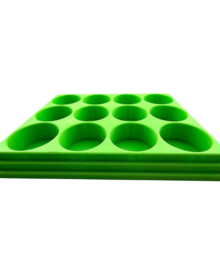 Jeff Did It! 28ml Bottle Holder Square - Holds 12 Bottles Compatible with Humbrol 28ml Bottles - 3D Printed - Designed & Made in the USA