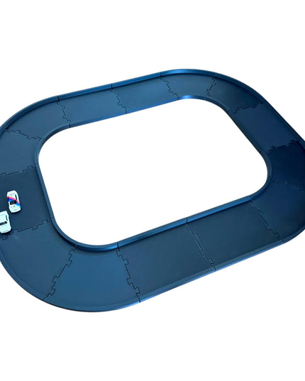 Jeff Did It - nano RC Sq Oval - 4 Lane Track Set - Compatible with HPI nano, Ldarc RC's, 1/78 & 1/64 Scale Cars Truck -Made in America