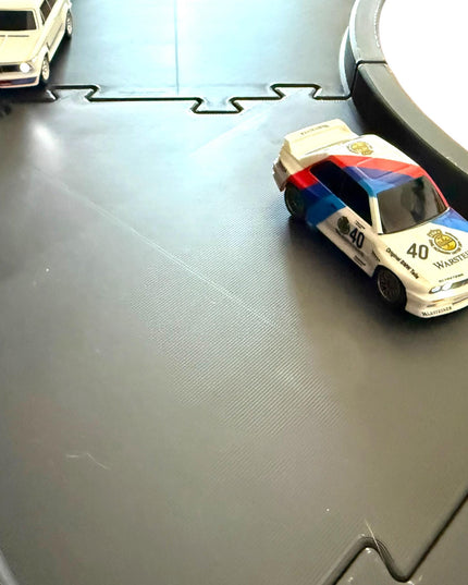 Jeff Did It - nano RC Sq Oval - 4 Lane Track Set - Compatible with HPI nano, Ldarc RC's, 1/78 & 1/64 Scale Cars Truck -Made in America