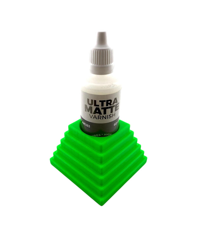 Jeff Did It - 60ml Paint Bottle Holder - Compatible with AK Interactive 60ml Bottles - Holds 1 Bottle - Designed and Manufactured in America