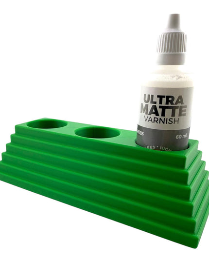 Jeff Did It - 60ml Paint Bottle Holder - Compatible with AK Interactive 60ml Bottles - Holds 3 Bottles - Designed & Manufactured in America