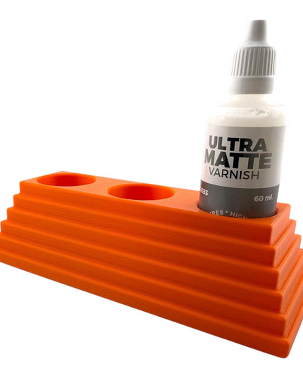 Jeff Did It - 60ml Paint Bottle Holder - Compatible with AK Interactive 60ml Bottles - Holds 3 Bottles - Designed & Manufactured in America
