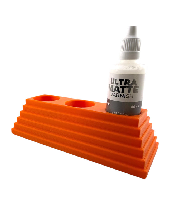Jeff Did It - 60ml Paint Bottle Holder - Compatible with AK Interactive 60ml Bottles - Holds 3 Bottles - Designed & Manufactured in America