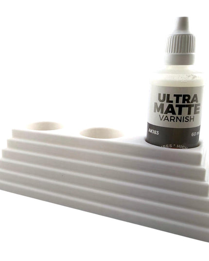 Jeff Did It - 60ml Paint Bottle Holder - Compatible with AK Interactive 60ml Bottles - Holds 3 Bottles - Designed & Manufactured in America