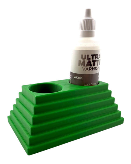 Jeff Did It - 60ml Paint Bottle Holder - Compatible with AK Interactive 60ml Bottles - Holds 2 Bottles - Designed & Manufactured in America