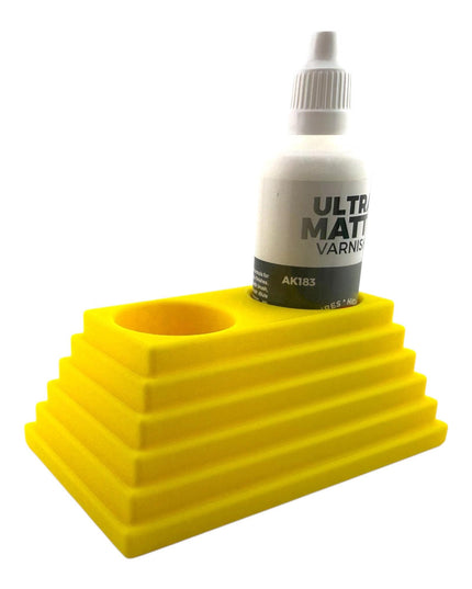Jeff Did It - 60ml Paint Bottle Holder - Compatible with AK Interactive 60ml Bottles - Holds 2 Bottles - Designed & Manufactured in America
