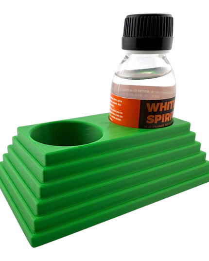 Jeff Did It - 100ml Paint Bottle Holder - Compatible with AK Interactive 100ml Bottles - Holds 2 Bottles - Designed-Manufactured in America