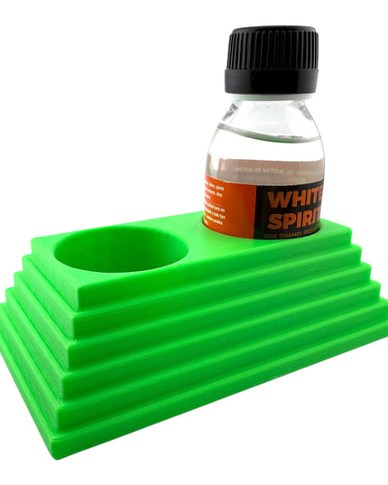 Jeff Did It - 100ml Paint Bottle Holder - Compatible with AK Interactive 100ml Bottles - Holds 2 Bottles - Designed-Manufactured in America
