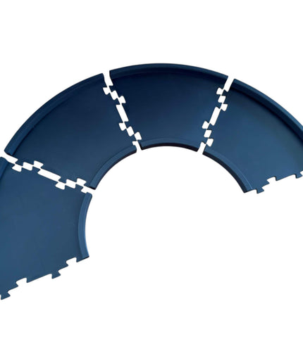 Jeff Did It - nano Track Upgrade - Half Circle Track Add on Set for JDI nano 4 Lane - 4 Piece Set - Designed and Manufactured in America