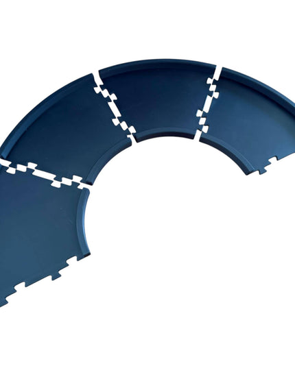 Jeff Did It - nano Track Upgrade - Half Circle Track Add on Set for JDI nano 4 Lane - 4 Piece Set - Designed and Manufactured in America