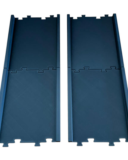Jeff Did It - nano Track Upgrade - 4 Straight 230mm Track Add on Set for JDI nano 4 Lane - 4 Piece Set - Designed & Manufactured in America