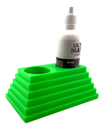 Jeff Did It - 60ml Paint Bottle Holder - Compatible with AK Interactive 60ml Bottles - Holds 2 Bottles - Designed & Manufactured in America