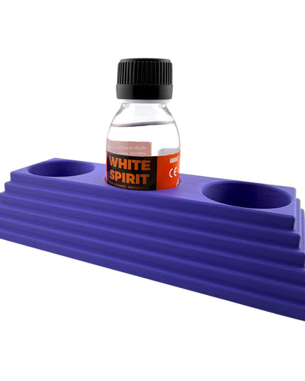 Jeff Did It - 100ml Paint Bottle Holder - Compatible with AK Interactive 100ml Bottles - Holds 3 Bottles - Designed-Manufactured in America