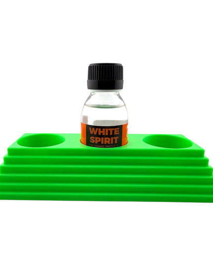 Jeff Did It - 100ml Paint Bottle Holder - Compatible with AK Interactive 100ml Bottles - Holds 3 Bottles - Designed-Manufactured in America