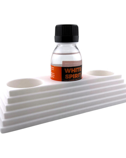 Jeff Did It - 100ml Paint Bottle Holder - Compatible with AK Interactive 100ml Bottles - Holds 3 Bottles - Designed-Manufactured in America