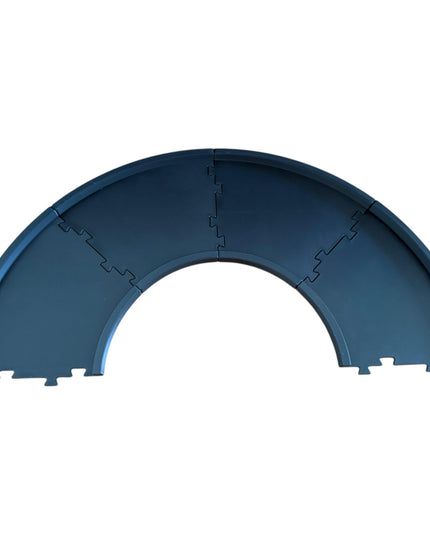 Jeff Did It - nano Track Upgrade - Half Circle Track Add on Set for JDI nano 4 Lane - 4 Piece Set - Designed and Manufactured in America