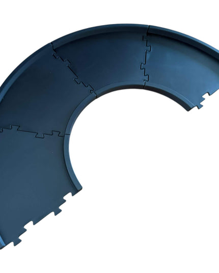 Jeff Did It - nano Track Upgrade - Half Circle Track Add on Set for JDI nano 4 Lane - 4 Piece Set - Designed and Manufactured in America