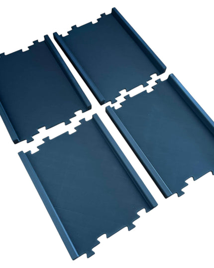 Jeff Did It - nano Track Upgrade - 4 Straight 230mm Track Add on Set for JDI nano 4 Lane - 4 Piece Set - Designed & Manufactured in America