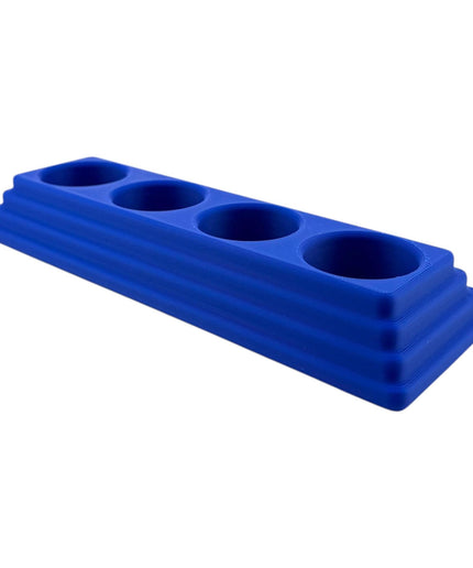 Jeff Did It - 22ml Bottle Paint Bottle Organizer Long - Compatible with Turbo Dork 22ml Bottles - Holds 4 Bottles - Manufactured in America