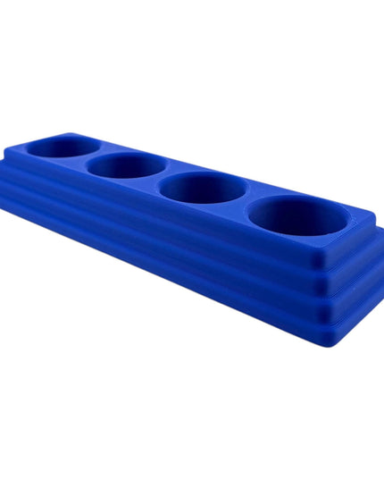 Jeff Did It - 22ml Bottle Paint Bottle Organizer Long - Compatible with Turbo Dork 22ml Bottles - Holds 4 Bottles - Manufactured in America