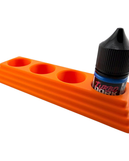 Jeff Did It - 22ml Bottle Paint Bottle Organizer Long - Compatible with Turbo Dork 22ml Bottles - Holds 4 Bottles - Manufactured in America