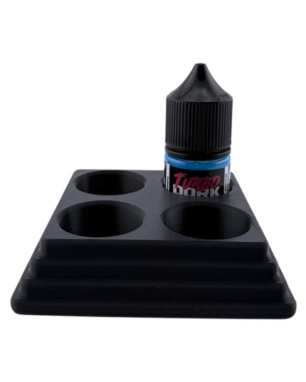 Jeff Did It - 22ml Bottle Paint Bottle Organizer Square- Compatible with Turbo Dork 22ml Bottles - Holds 4 Bottles - Manufactured in America